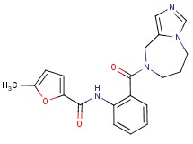N-[2-(6,7-dihydro-5H-imidazo[1,5-a][1,4]diazepin-8(9H)-ylcarbonyl)phenyl]-5-methyl-2-furamide