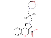 (3aR*,9bR*)-2-(2,2-dimethyl-3-morpholin-4-ylpropyl)-1,2,3,9b-tetrahydrochromeno[3,4-c]pyrrole-3a(4H)-carboxylic acid
