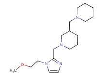 1-{[1-(2-methoxyethyl)-1H-imidazol-2-yl]methyl}-3-(piperidin-1-ylmethyl)piperidine
