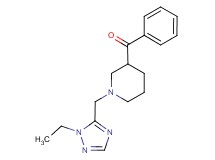 {1-[(1-ethyl-1H-1,2,4-triazol-5-yl)methyl]piperidin-3-yl}(phenyl)methanone