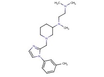 N,N,N'-trimethyl-N'-(1-{[1-(3-methylphenyl)-1H-imidazol-2-yl]methyl}-3-piperidinyl)-1,2-ethanediamine