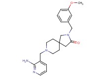 8-[(2-amino-3-pyridinyl)methyl]-2-(3-methoxybenzyl)-2,8-diazaspiro[4.5]decan-3-one