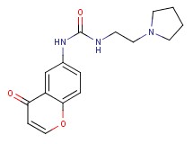 N-(4-oxo-4H-chromen-6-yl)-N'-(2-pyrrolidin-1-ylethyl)urea