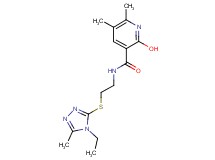 N-{2-[(4-ethyl-5-methyl-4H-1,2,4-triazol-3-yl)thio]ethyl}-2-hydroxy-5,6-dimethylnicotinamide