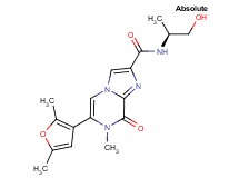 6-(2,5-dimethyl-3-furyl)-N-[(1S)-2-hydroxy-1-methylethyl]-7-methyl-8-oxo-7,8-dihydroimidazo[1,2-a]pyrazine-2-carboxamide
