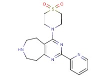 4-(1,1-dioxidothiomorpholin-4-yl)-2-pyridin-2-yl-6,7,8,9-tetrahydro-5H-pyrimido[4,5-d]azepine