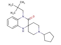 1-cyclopentyl-4'-(2,2-dimethylpropyl)-1',4'-dihydro-3'H-spiro[piperidine-4,2'-quinoxalin]-3'-one