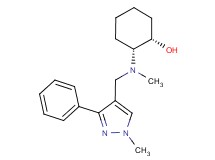 (1S*,2R*)-2-{methyl[(1-methyl-3-phenyl-1H-pyrazol-4-yl)methyl]amino}cyclohexanol