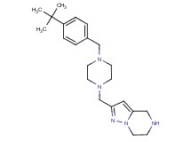 2-{[4-(4-tert-butylbenzyl)-1-piperazinyl]methyl}-4,5,6,7-tetrahydropyrazolo[1,5-a]pyrazine dihydrochloride