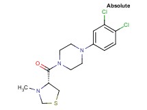 1-(3,4-dichlorophenyl)-4-{[(4R)-3-methyl-1,3-thiazolidin-4-yl]carbonyl}piperazine