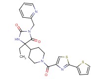 5-ethyl-3-(2-pyridinylmethyl)-5-(1-{[2-(2-thienyl)-1,3-thiazol-4-yl]carbonyl}-4-piperidinyl)-2,4-imidazolidinedione
