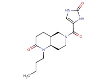 (4aS*,8aR*)-1-butyl-6-[(2-oxo-2,3-dihydro-1H-imidazol-4-yl)carbonyl]octahydro-1,6-naphthyridin-2(1H)-one