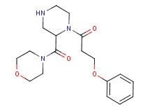 4-{[1-(3-phenoxypropanoyl)-2-piperazinyl]carbonyl}morpholine