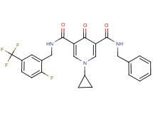 N-benzyl-1-cyclopropyl-N'-[2-fluoro-5-(trifluoromethyl)benzyl]-4-oxo-1,4-dihydro-3,5-pyridinedicarboxamide