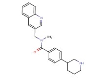 N-methyl-4-piperidin-3-yl-N-(quinolin-3-ylmethyl)benzamide