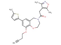 9-(3-butyn-1-yloxy)-4-[(3,5-dimethyl-4-isoxazolyl)acetyl]-7-(5-methyl-2-thienyl)-2,3,4,5-tetrahydro-1,4-benzoxazepine