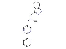 N-methyl-1-(2-pyridin-2-ylpyrimidin-5-yl)-N-(1,4,5,6-tetrahydrocyclopenta[c]pyrazol-3-ylmethyl)methanamine