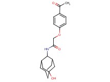 2-(4-acetylphenoxy)-N-(5-hydroxy-2-adamantyl)acetamide