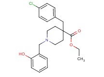 ethyl 4-(4-chlorobenzyl)-1-(2-hydroxybenzyl)-4-piperidinecarboxylate