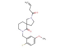 2-(3-butenoyl)-7-(2-fluoro-5-methoxybenzyl)-2,7-diazaspiro[4.5]decan-6-one
