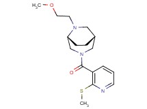 (1R*,5R*)-6-(2-methoxyethyl)-3-{[2-(methylthio)-3-pyridinyl]carbonyl}-3,6-diazabicyclo[3.2.2]nonane