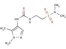 2-({[(1,5-dimethyl-1H-pyrazol-4-yl)amino]carbonyl}amino)-N,N-dimethylethanesulfonamide