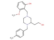 2-{[3-(2-hydroxyethyl)-4-(4-methylbenzyl)-1-piperazinyl]methyl}-3-methoxyphenol