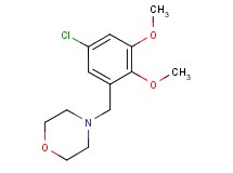 4-(5-chloro-2,3-dimethoxybenzyl)morpholine trifluoroacetate