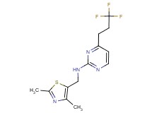N-[(2,4-dimethyl-1,3-thiazol-5-yl)methyl]-4-(3,3,3-trifluoropropyl)pyrimidin-2-amine