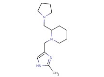 1-[(2-methyl-1H-imidazol-4-yl)methyl]-2-(pyrrolidin-1-ylmethyl)piperidine