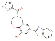 7-(1,3-benzothiazol-2-yl)-4-(1H-pyrazol-3-ylcarbonyl)-2,3,4,5-tetrahydro-1,4-benzoxazepin-9-ol