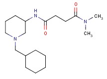 N'-[1-(cyclohexylmethyl)-3-piperidinyl]-N,N-dimethylsuccinamide