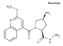 (2S,4S)-4-amino-1-[(2-methoxyquinolin-4-yl)carbonyl]-N-methylpyrrolidine-2-carboxamide