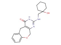 2-{[(1-hydroxycyclohexyl)methyl]amino}-5,11-dihydro[1]benzoxepino[3,4-d]pyrimidin-4(3H)-one