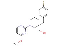 [3-(4-fluorobenzyl)-1-(4-methoxypyrimidin-2-yl)piperidin-3-yl]methanol