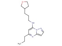 5-propyl-N-[3-(tetrahydro-3-furanyl)propyl]pyrazolo[1,5-a]pyrimidin-7-amine