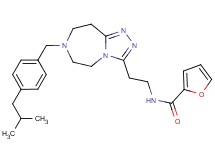 N-{2-[7-(4-isobutylbenzyl)-6,7,8,9-tetrahydro-5H-[1,2,4]triazolo[4,3-d][1,4]diazepin-3-yl]ethyl}-2-furamide