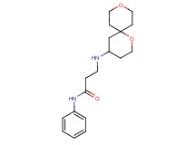 N~3~-1,9-dioxaspiro[5.5]undec-4-yl-N~1~-phenyl-beta-alaninamide