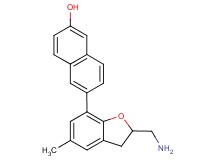 6-[2-(aminomethyl)-5-methyl-2,3-dihydro-1-benzofuran-7-yl]-2-naphthol