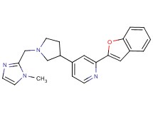 2-(1-benzofuran-2-yl)-4-{1-[(1-methyl-1H-imidazol-2-yl)methyl]pyrrolidin-3-yl}pyridine