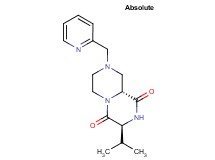 (3S,9aR)-3-isopropyl-8-(2-pyridinylmethyl)tetrahydro-2H-pyrazino[1,2-a]pyrazine-1,4(3H,6H)-dione