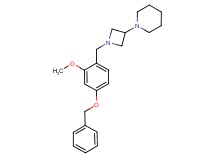 1-{1-[4-(benzyloxy)-2-methoxybenzyl]azetidin-3-yl}piperidine