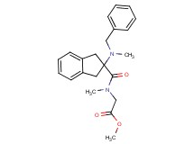 methyl N-({2-[benzyl(methyl)amino]-2,3-dihydro-1H-inden-2-yl}carbonyl)-N-methylglycinate