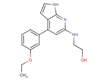 2-{[4-(3-ethoxyphenyl)-1H-pyrrolo[2,3-b]pyridin-6-yl]amino}ethanol