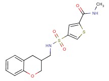 4-{[(3,4-dihydro-2H-chromen-3-ylmethyl)amino]sulfonyl}-N-methylthiophene-2-carboxamide