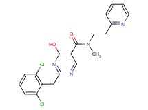 2-(2,6-dichlorobenzyl)-4-hydroxy-N-methyl-N-(2-pyridin-2-ylethyl)pyrimidine-5-carboxamide