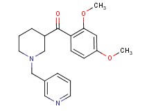 (2,4-dimethoxyphenyl)[1-(3-pyridinylmethyl)-3-piperidinyl]methanone