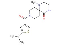 9-[(5-isopropyl-3-thienyl)carbonyl]-1-methyl-1,4,9-triazaspiro[5.5]undecan-5-one