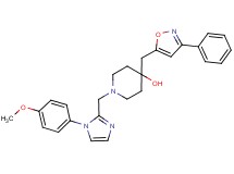 1-{[1-(4-methoxyphenyl)-1H-imidazol-2-yl]methyl}-4-[(3-phenyl-5-isoxazolyl)methyl]-4-piperidinol