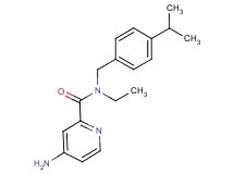 4-amino-N-ethyl-N-(4-isopropylbenzyl)pyridine-2-carboxamide